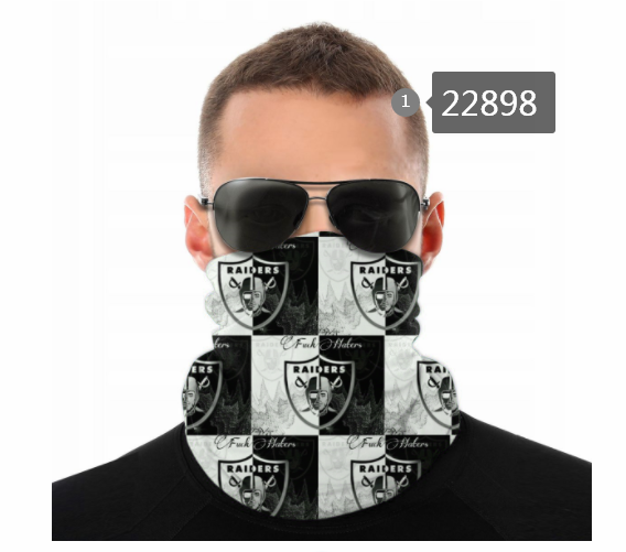2021 NFL Oakland Raiders #30 Dust mask with filter